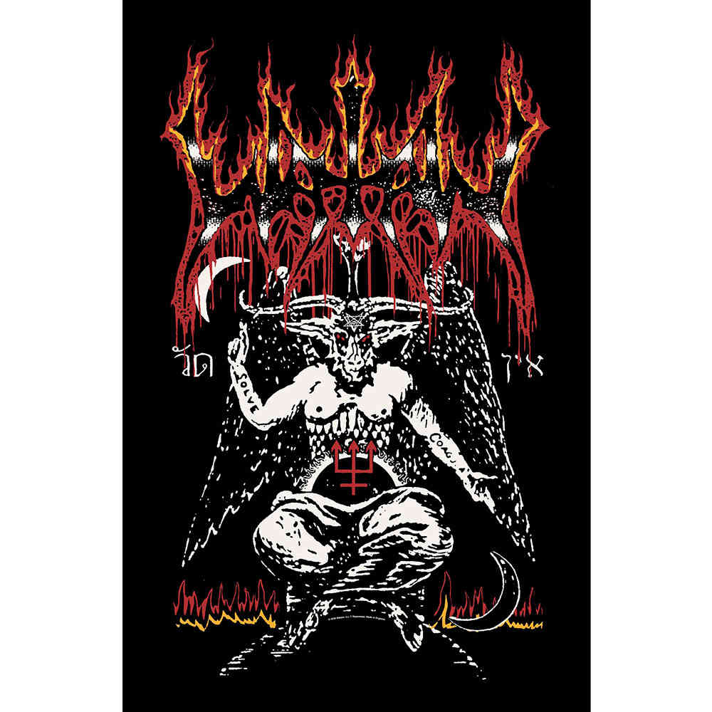 Watain - Baphomet Textilposter - Mehrfarben